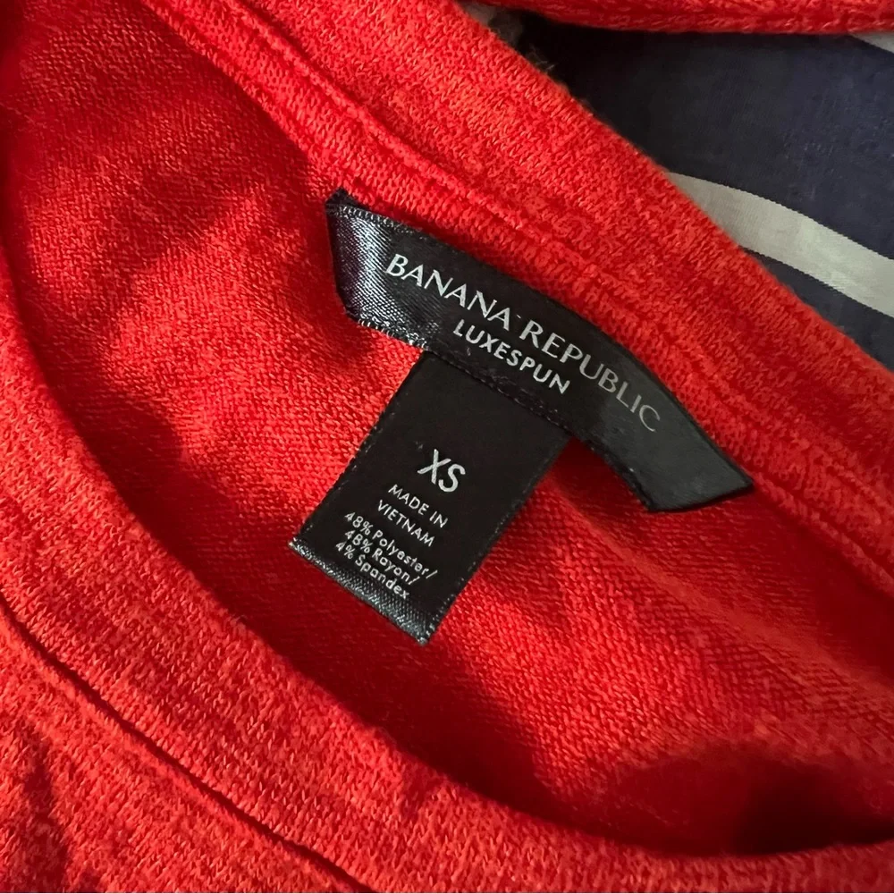 Banana Republic Orange Long Sleeve Tee - Picture 3 of 3
